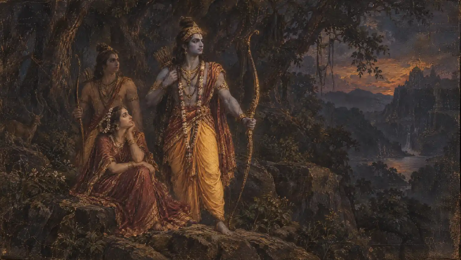 Lord Rama in the owner-supplied devotional painting